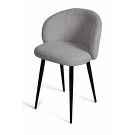 Стул Vito высокий, букле серый / опора конус | Интернет магазин мебели и декора LifeDekor