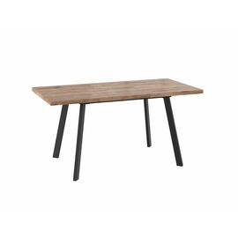 Стол Борг 120, Дуб  Веллингтон/ Черный | Интернет магазин мебели и декора LifeDekor