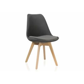 Стул деревянный Bonuss dark gray / wood | Интернет магазин мебели и декора LifeDekor