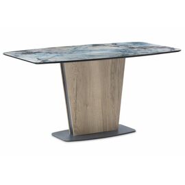 Стол Теккади магеллан / галифакс натуральный / графит | Интернет магазин мебели и декора LifeDekor