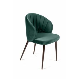 Стул Mont Blanc, бархат изумрудный 87 / черный конус | Интернет магазин мебели и декора LifeDekor