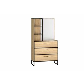 Комод Виртон-3 с надстройкой, Дуб крафт золотой | Интернет магазин мебели и декора LifeDekor