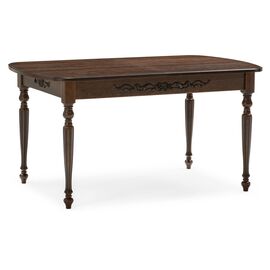 Стол деревянный Бевье орех темный / орех | Интернет магазин мебели и декора LifeDekor