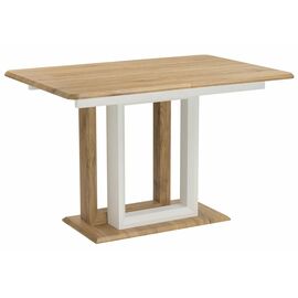 Стол деревянный Санса 120 дуб монтана / белая шагрень | Интернет магазин мебели и декора LifeDekor