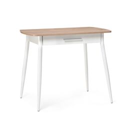 Стол деревянный Ревари эврика / белый | Интернет магазин мебели и декора LifeDekor