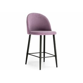 Барный стул Амизуре лавандовый / черный матовый | Интернет магазин мебели и декора LifeDekor