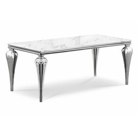 Стол стеклянный Vase белый | Интернет магазин мебели и декора LifeDekor