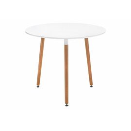 Стол деревянный Lorini 60 white / wood | Интернет магазин мебели и декора LifeDekor