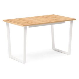 Стол деревянный Лота Лофт 120 25 мм дуб вотан / белый матовый | Интернет магазин мебели и декора LifeDekor