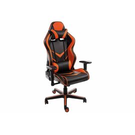 Компьютерное кресло Racer черное / оранжевое | Интернет магазин мебели и декора LifeDekor