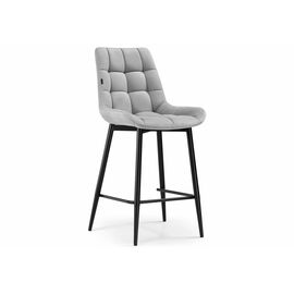 Барный стул Алст светло-серый / черный | Интернет магазин мебели и декора LifeDekor