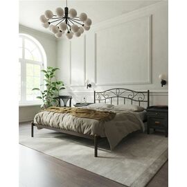 Кровать Глэдис без изножья (180х200/ноги металл/цвет Коричневый бархат) | Интернет магазин мебели и декора LifeDekor