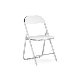 Стул Fold 1 складной white / chrome | Интернет магазин мебели и декора LifeDekor