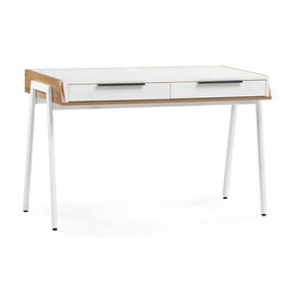 Стол Рокс 116х65х77 белый / дуб вотан / белый | Интернет магазин мебели и декора LifeDekor