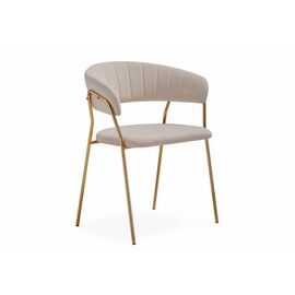 Стул Kamelia 1 beige / gold | Интернет магазин мебели и декора LifeDekor