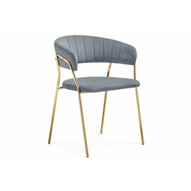 Стул Kamelia 1 gray / gold | Интернет магазин мебели и декора LifeDekor