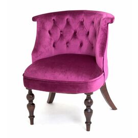 Кресло Бархат (темный тон / 26 - темно-розовый) | Интернет магазин мебели и декора LifeDekor