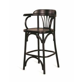 Стул барный 650 Венский твердый (темный тон) | Интернет магазин мебели и декора LifeDekor