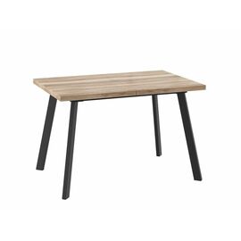 Стол Борг 120, Дуб каньон/черный | Интернет магазин мебели и декора LifeDekor