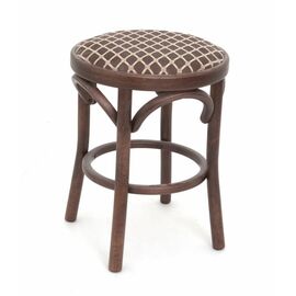 Табурет Венский мягкий (темный тон, ткань 3 brown) | Интернет магазин мебели и декора LifeDekor