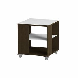 Стол журнальный 732 LS (Венге/Белое стекло) | Интернет магазин мебели и декора LifeDekor