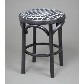 Табурет Венский мягкий (венге, ткань 5 black) | Интернет магазин мебели и декора LifeDekor