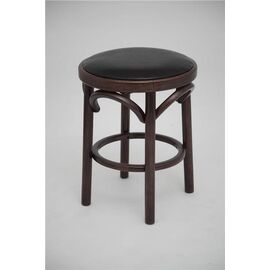 Табурет Венский мягкий (темный тон, экокожа коричневая) | Интернет магазин мебели и декора LifeDekor