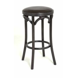 Табурет барный 650 Венский мягкий (венге, экокожа коричневая) | Интернет магазин мебели и декора LifeDekor