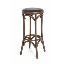 Табурет барный 750 Венский мягкий (темный тон, экокожа коричневая) | Интернет магазин мебели и декора LifeDekor