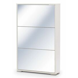 Обувница ВИВА-3 (Белый/Белое стекло) | Интернет магазин мебели и декора LifeDekor