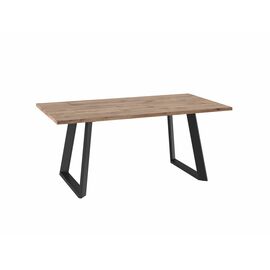 Стол Лофт Люкс 180 Дуб Веллингтон, Черный | Интернет магазин мебели и декора LifeDekor