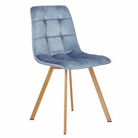 Стул Easy бирюзовый с ножками под дерево | Интернет магазин мебели и декора LifeDekor