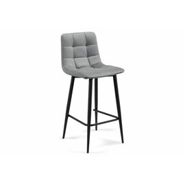 Барный стул Чилли К темно-серый / черный | Интернет магазин мебели и декора LifeDekor