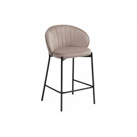 Барный стул Нейл латте / черный | Интернет магазин мебели и декора LifeDekor