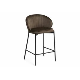 Барный стул Нейл шоколадный / черный | Интернет магазин мебели и декора LifeDekor