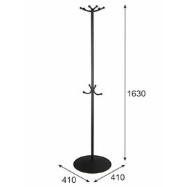 Вешалка напольная Пико 16 черный | Интернет магазин мебели и декора LifeDekor