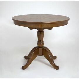 Стол Круглый (Орех темный/массив березы, Шпон) | Интернет магазин мебели и декора LifeDekor