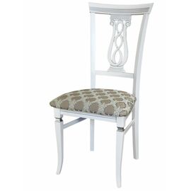 Стул Агнесс белый/серебро, Маркус серебро | Интернет магазин мебели и декора LifeDekor