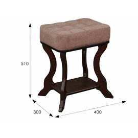 Банкетка Берже 26 темно-коричневый | Интернет магазин мебели и декора LifeDekor