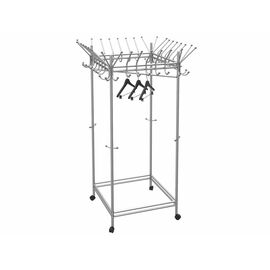 Вешалка напольная на колесах Пико 23 металлик | Интернет магазин мебели и декора LifeDekor