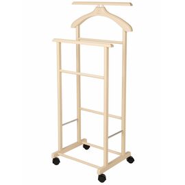 Вешалка костюмная на колесах В 22Н слоновая кость | Интернет магазин мебели и декора LifeDekor