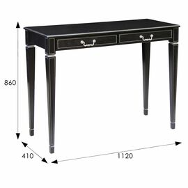 Консоль Васко В 91Н  венге/серебро | Интернет магазин мебели и декора LifeDekor