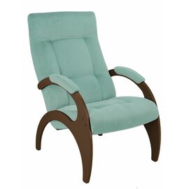 Кресло для отдыха Пири, ткань мята, каркас орех | Интернет магазин мебели и декора LifeDekor