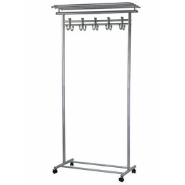 Вешалка напольная на колесах М 9 металлик с крючками | Интернет магазин мебели и декора LifeDekor