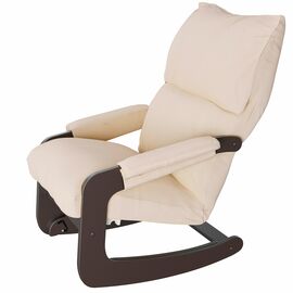 Кресло-качалка (трансформер со стопором) Модель 81 Ткань Макс 100, каркас венге | Интернет магазин мебели и декора LifeDekor