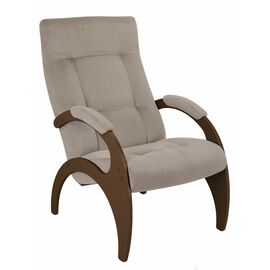 Кресло для отдыха Пири, ткань беж, каркас орех | Интернет магазин мебели и декора LifeDekor