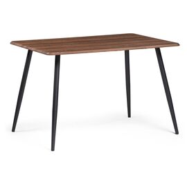 Стол деревянный Кангас 120х80х77 орех кантри / черный | Интернет магазин мебели и декора LifeDekor