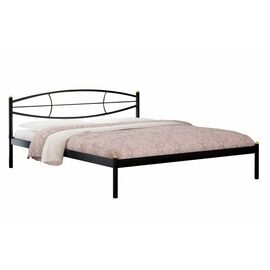 Кровать Аура (140х200/ цвет Чёрный/ металлическое основание) | Интернет магазин мебели и декора LifeDekor
