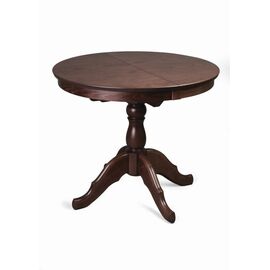 Стол обеденный Круглый-0090 (темный тон) | Интернет магазин мебели и декора LifeDekor