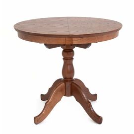 Стол обеденный Круглый-0090 (средний тон) | Интернет магазин мебели и декора LifeDekor